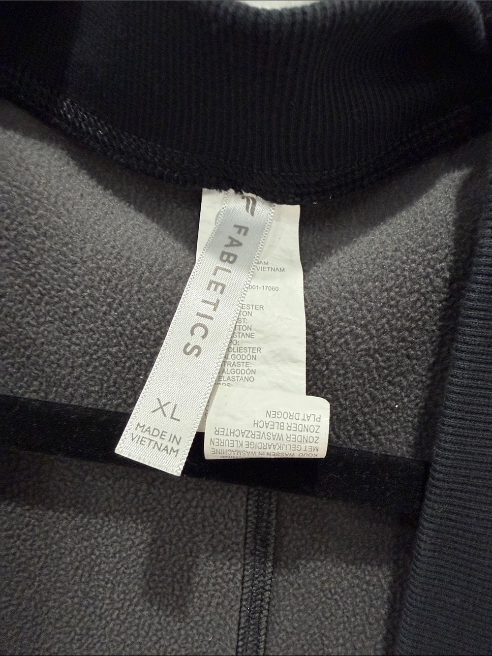 Fabletics Black Open-Front Utility Jacket - Picture 2 of 4